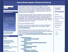 Tablet Screenshot of gesundheitsratgeber-blasenentzuendung.de
